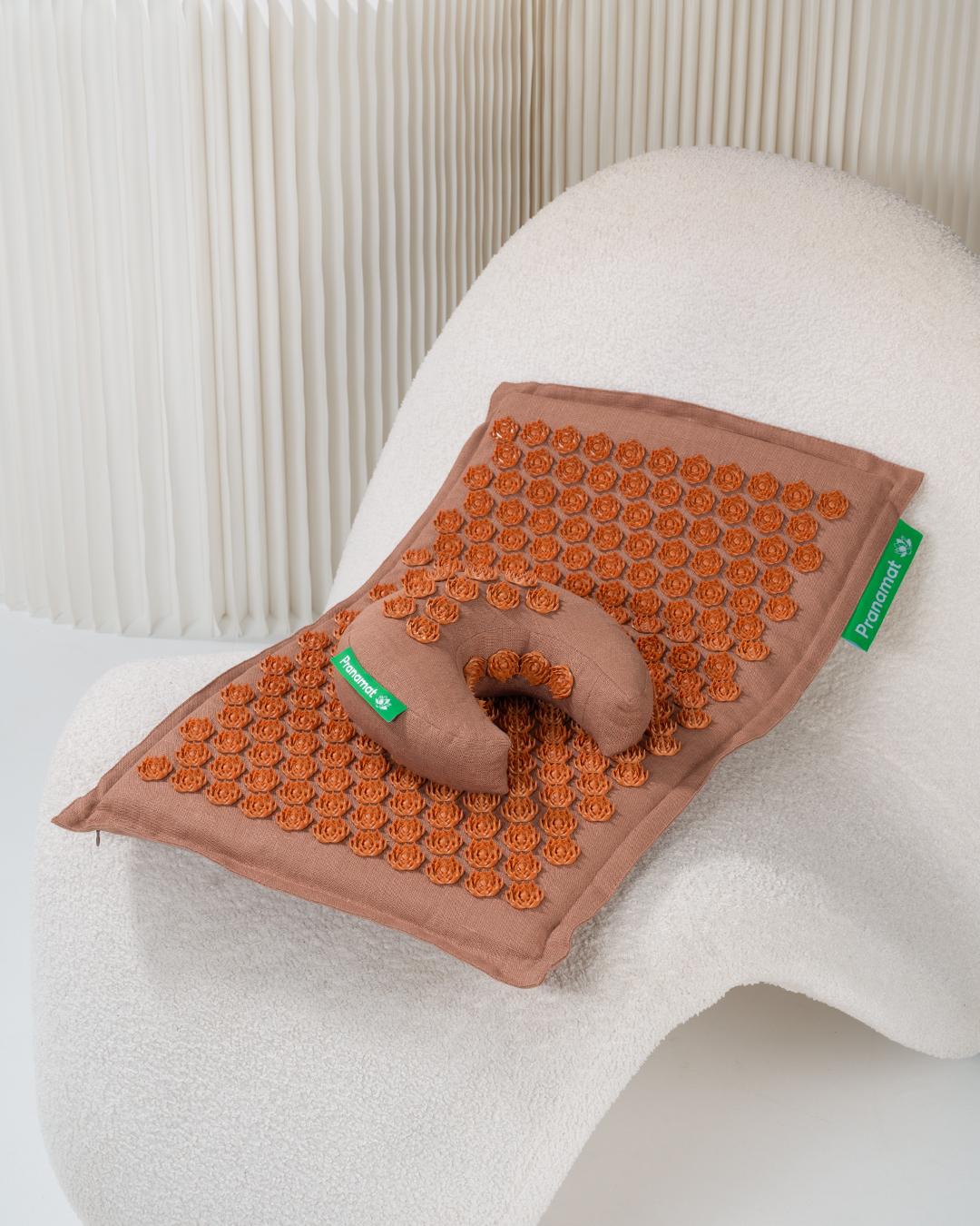Esterilla + Almohada + PranaLuna (Caramel Mousse)