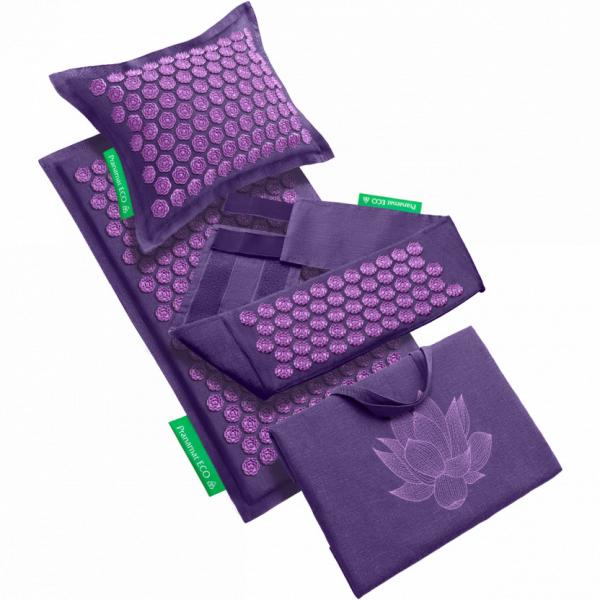 Esterilla + Almohada + Bolso XL + Cinturón (Lavanda)