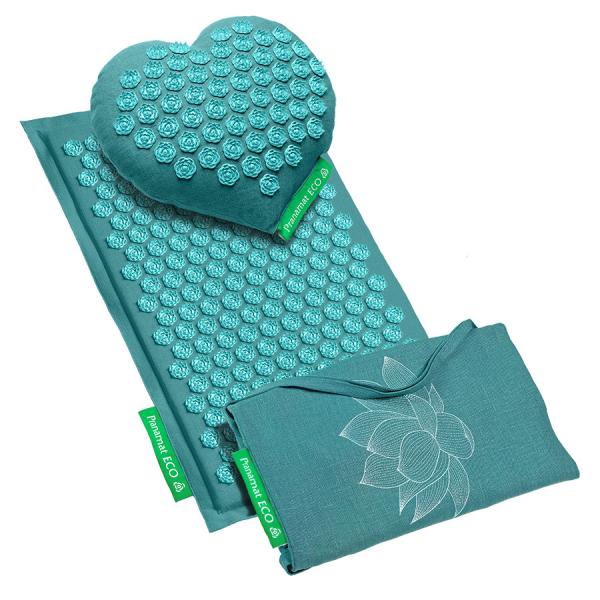 Esterilla + Corazón de masaje + Bolso XL Turquesa Turquesa