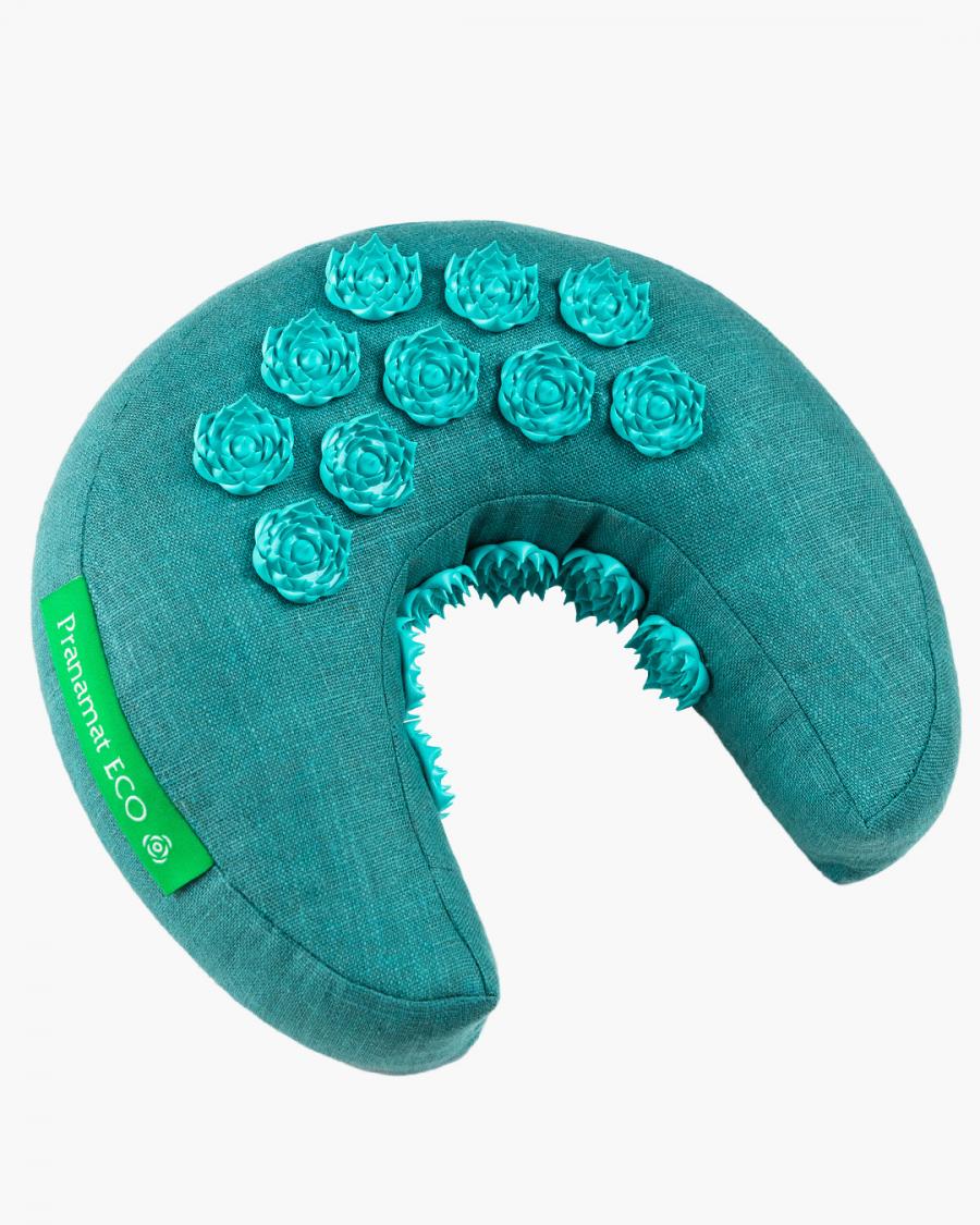 Moon Pillow Turquoise & Turquoise 